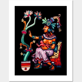 Aztec Goddess Posters and Art